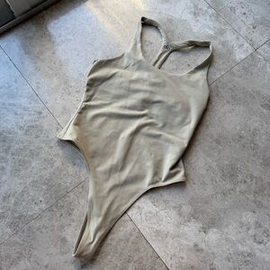 Alo Yoga Beige Bodysuit